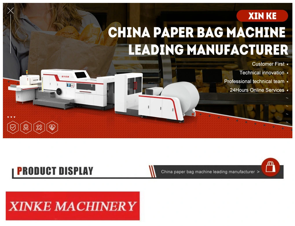 Low Cost Food Full Automatic V Bottom Kraft Paper Bag Production Manufacturing Making Machine Price