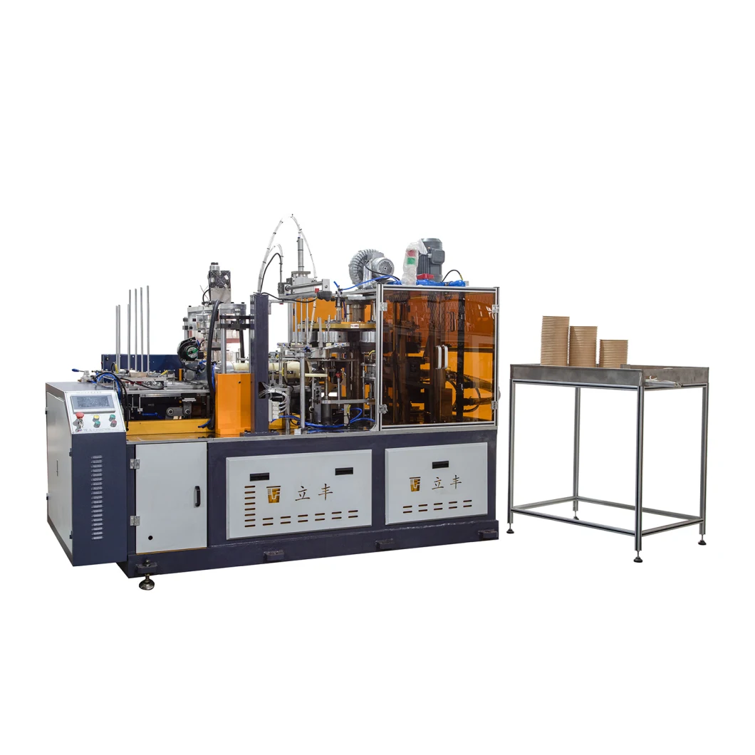 Automatic Single Double Coated Disposable Paper Bowl Making Forming Machinery