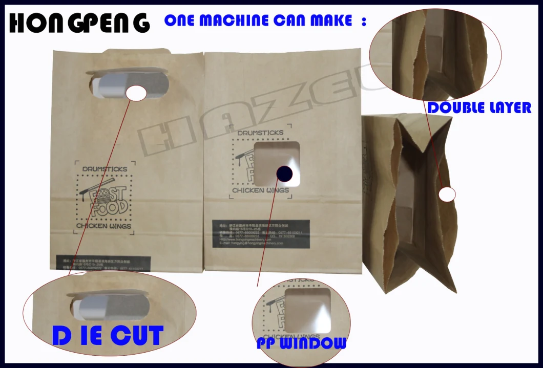 Easy Convenient Paper Shopping Bag Machine Made in China