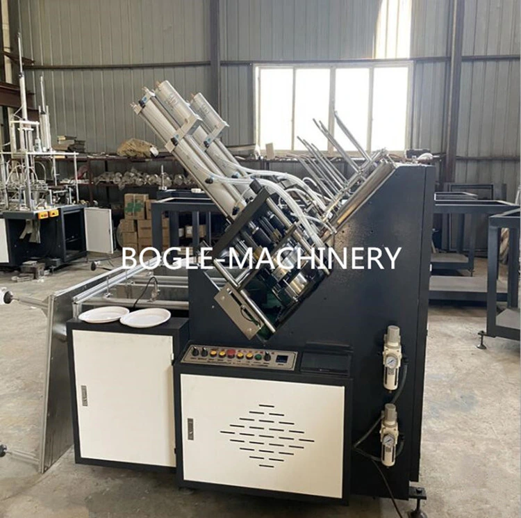 Hydraulic Disposable Food Tray Paper Dish Forming Machine Paper Plate Making Machine with Conveyor