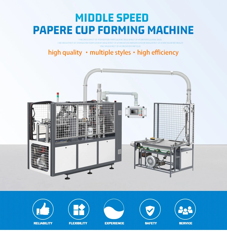 High Speed China Manual Korea Automatic Forming Paper Plate Coffee Tea Paper Cup Making Machine Price