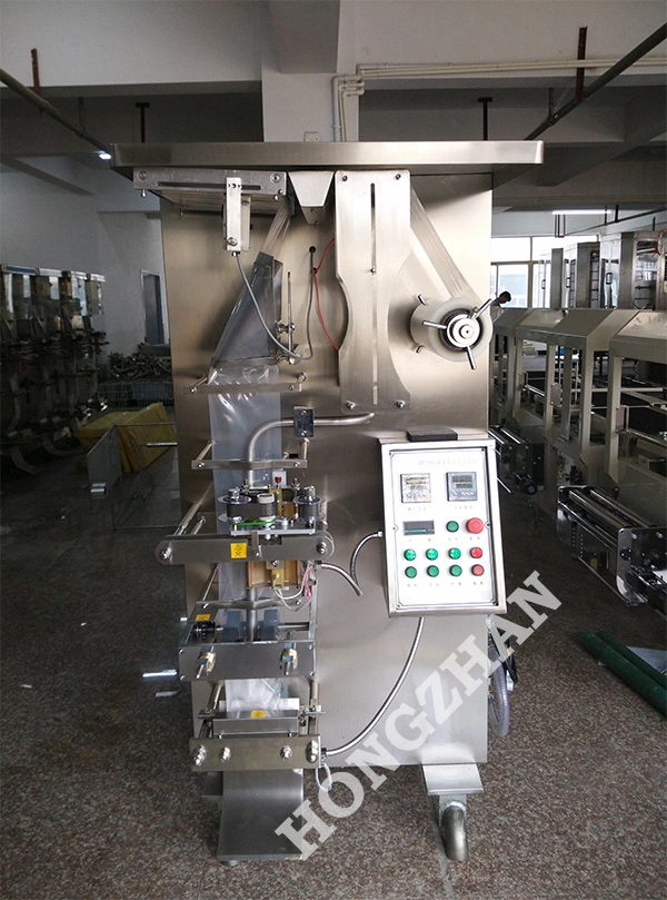 Plastic Bag Forming Liquid Fill Sealing Machine with Filling Tank