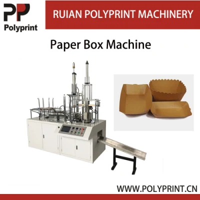 Burger Lunch Paper Box Fast Food Tray Plate Take-out Disposable Paper Container Forming Machine