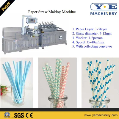 1-3layer Food Grade Paper Straw Forming Machine