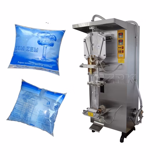 Hzpk Automatic Small Plastic Bag Sachet Water Liquid Multi-Function Packaging Filling Forming Machinery