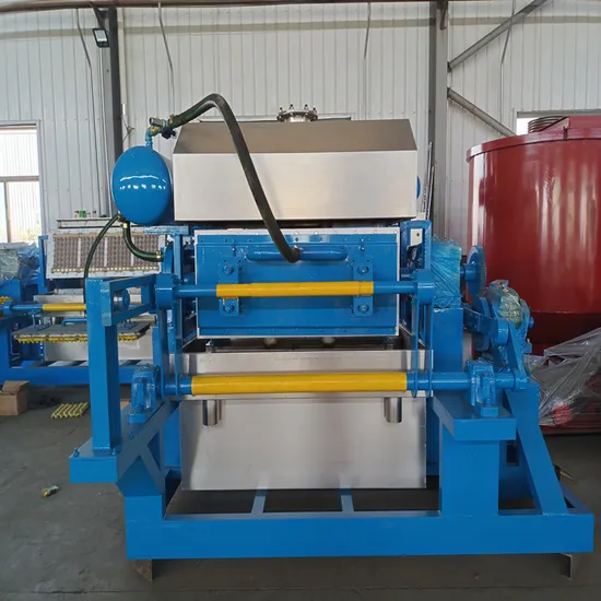 Semi-Automatic Capacity 2000-4000piece Paper Egg Fruit Plate Tray Forming Making Machine