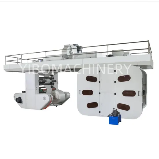 6 Color High Speed Automatic PP/Paper Bag/Non-Woven /Plastic Film/Label Flexo Flexographic Printing Machine