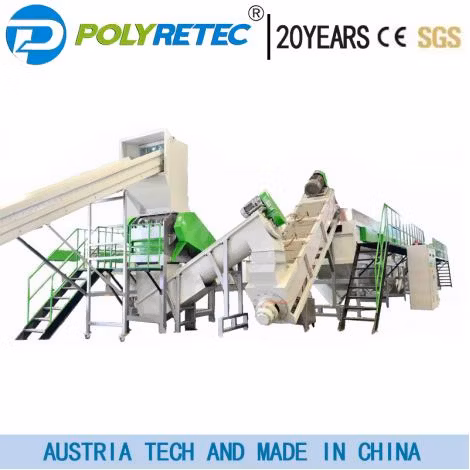 New Design HDPE LDPE LLDPE BOPP PP PE Film Woven Bag Jumbo Bag Plastic Recycling Crushing Washing Line Recyle Plant Granulator Granulation Machine